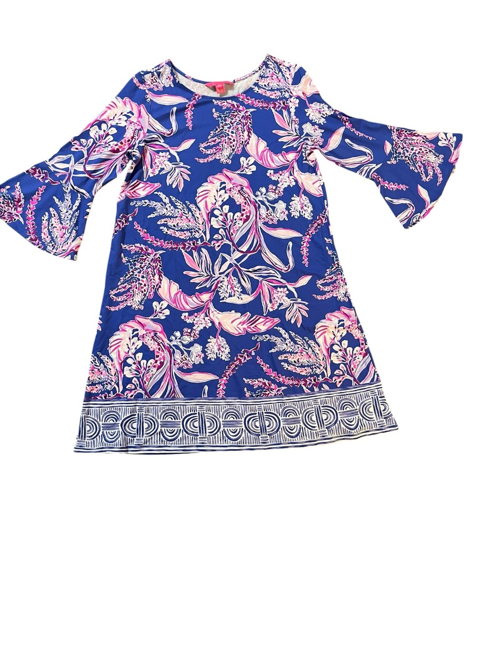 Lilly Pulitzer Marlowe swing dress| iris blue wild within| size: M| resort wear - Picture 2 of 5